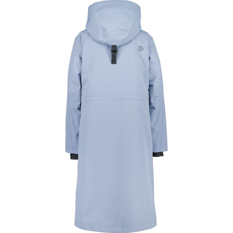 Didriksons Mia Long Women's Parka Glacial Blue
