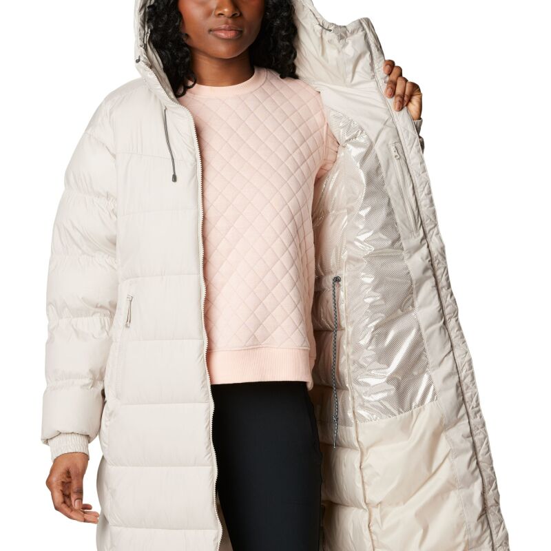 Columbia Pike Lake II Long Jacket Women's Dark Stone