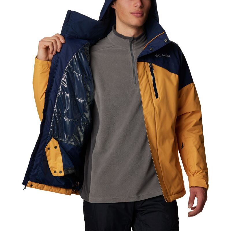 Columbia Last Tracks Jacket Men's Raw Honey/Collegiate