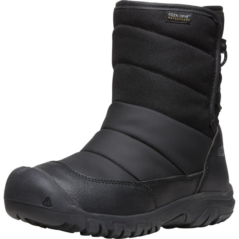 Keen Puffrider WP Big Kids' Black/Steel Grey