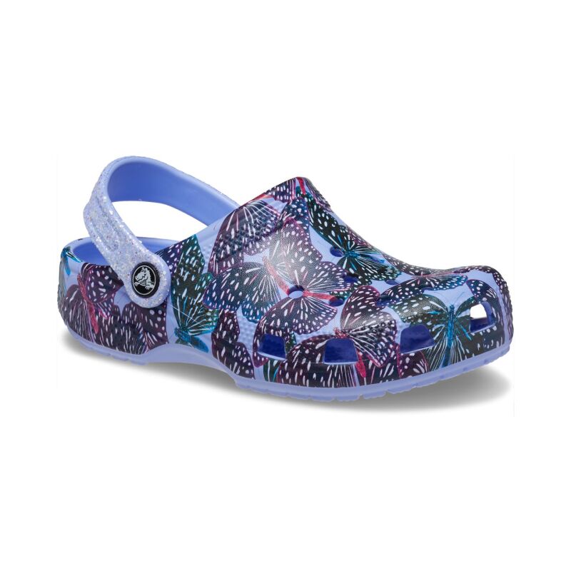 Crocs™ Classic Butterfly Clog Kid's 208300 Moon Jelly/Multi
