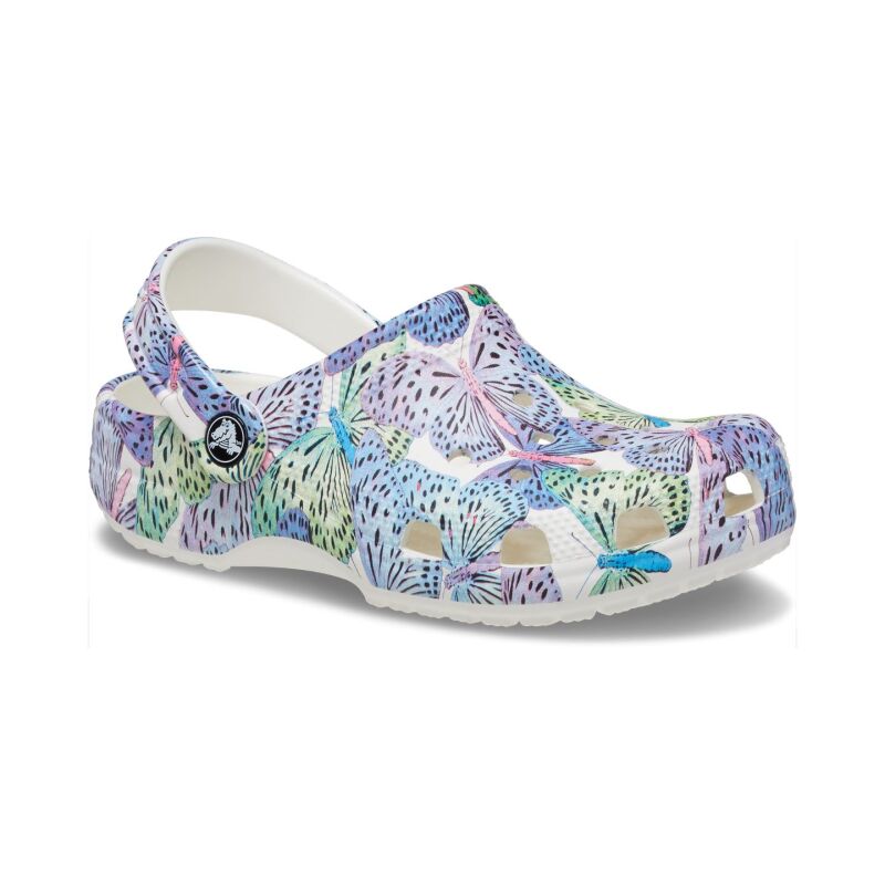 Crocs™ Classic Butterfly Clog Kid's White/Multi