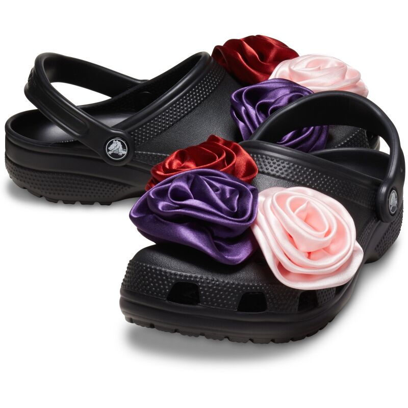 Crocs™ CLASSIC ROSETTE CLOG Black