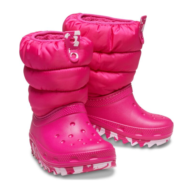 Ботинки Crocs™ Classic Neo Puff Boot Kid's 207684 Candy Pink