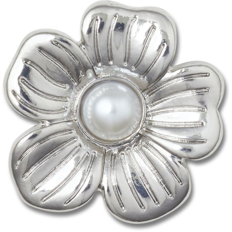 Crocs™ Jibbitz Silver Mnchrm Daisy 2 
