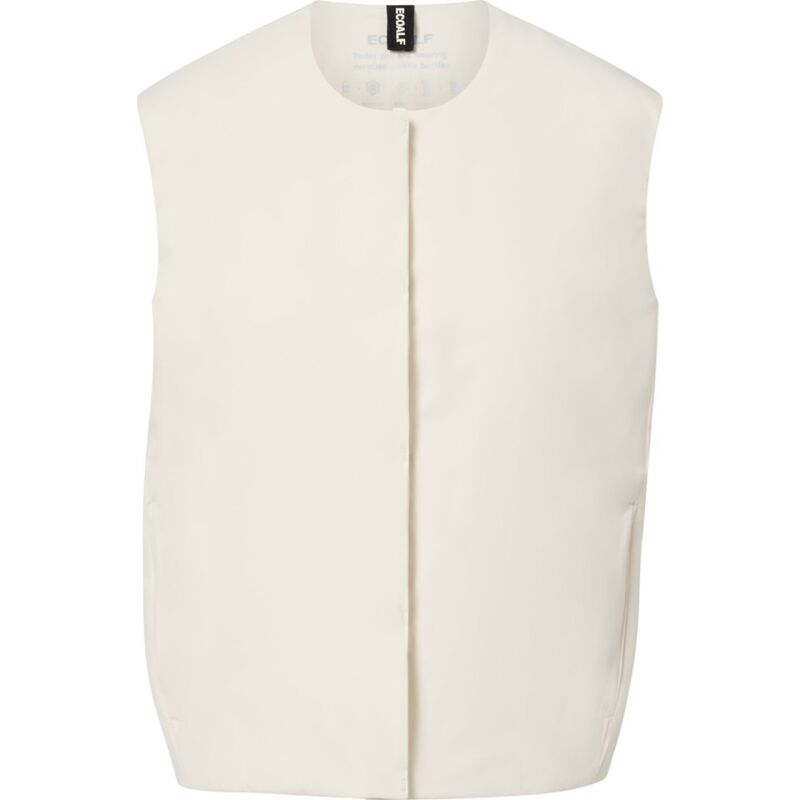 ECOALF KARINALF VEST WOMAN Creamy White