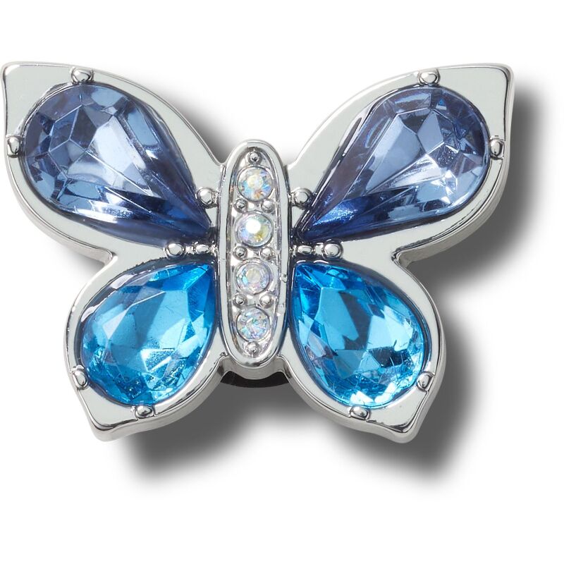Crocs™ Jibbitz Blue Gem Butterfly 