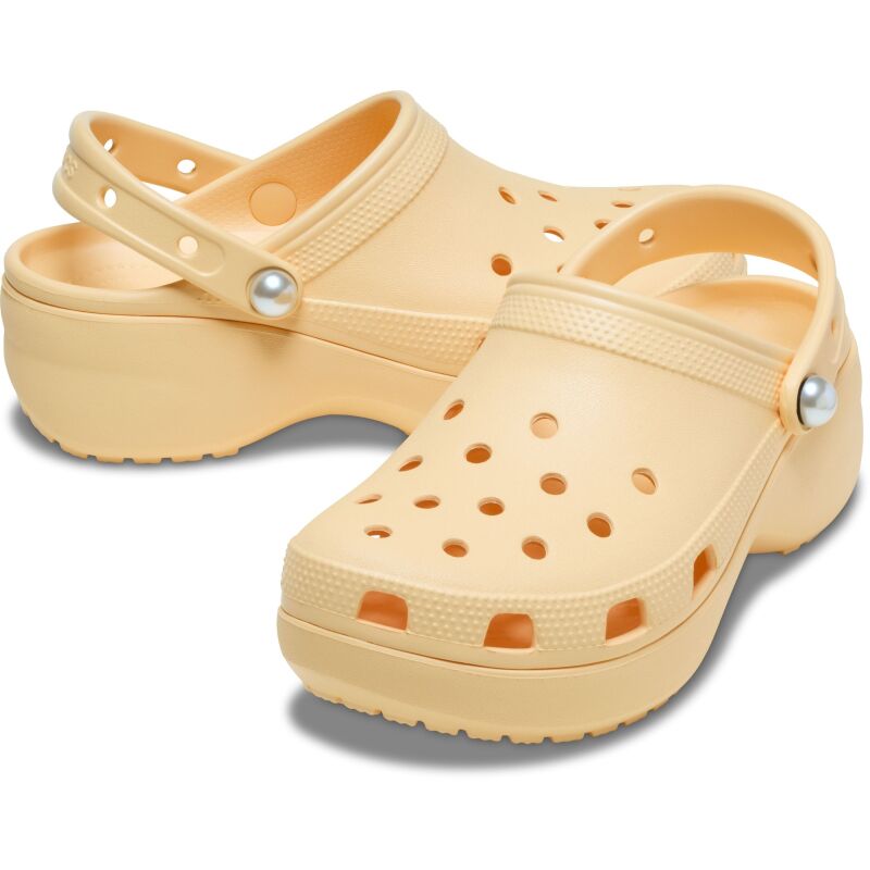 Crocs™ Classic Platform Pearl Clog Golden Hour