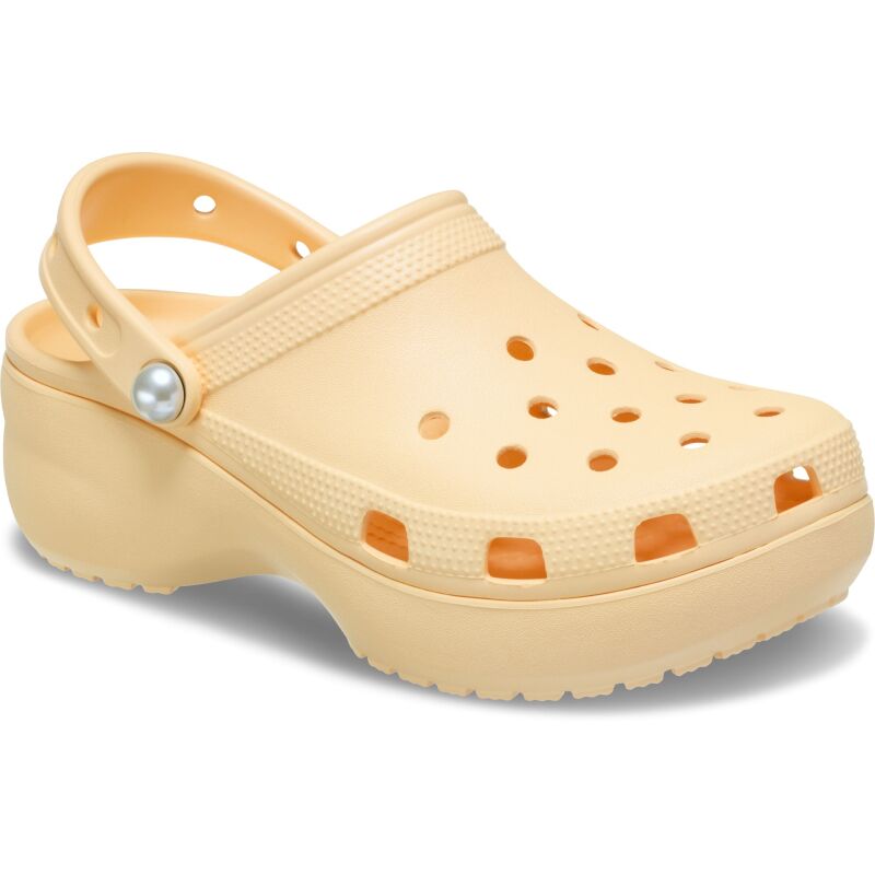 Crocs™ Classic Platform Pearl Clog Golden Hour