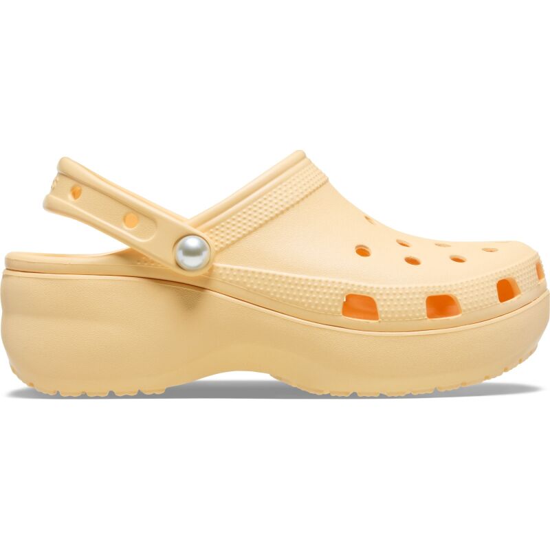 Crocs™ Classic Platform Pearl Clog Golden Hour