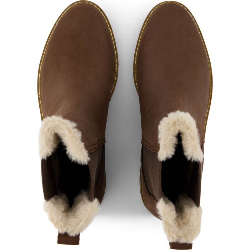 TOMS NUBUK/FAUX WOMEN'S BENNET BOOT 10021285 Dark Brown