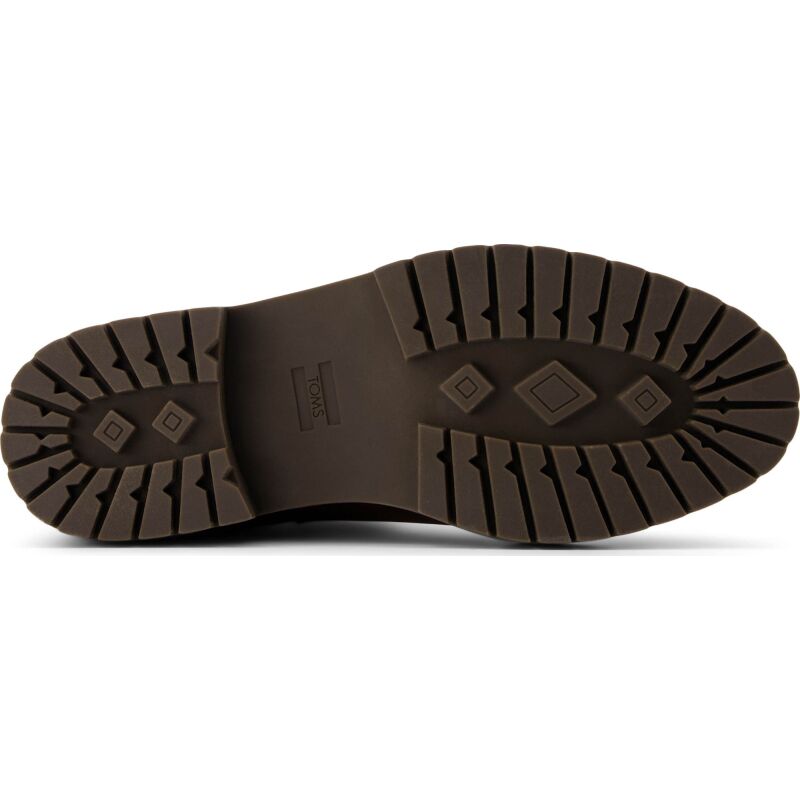 TOMS NUBUK/FAUX WOMEN'S BENNET BOOT 10021285 Dark Brown