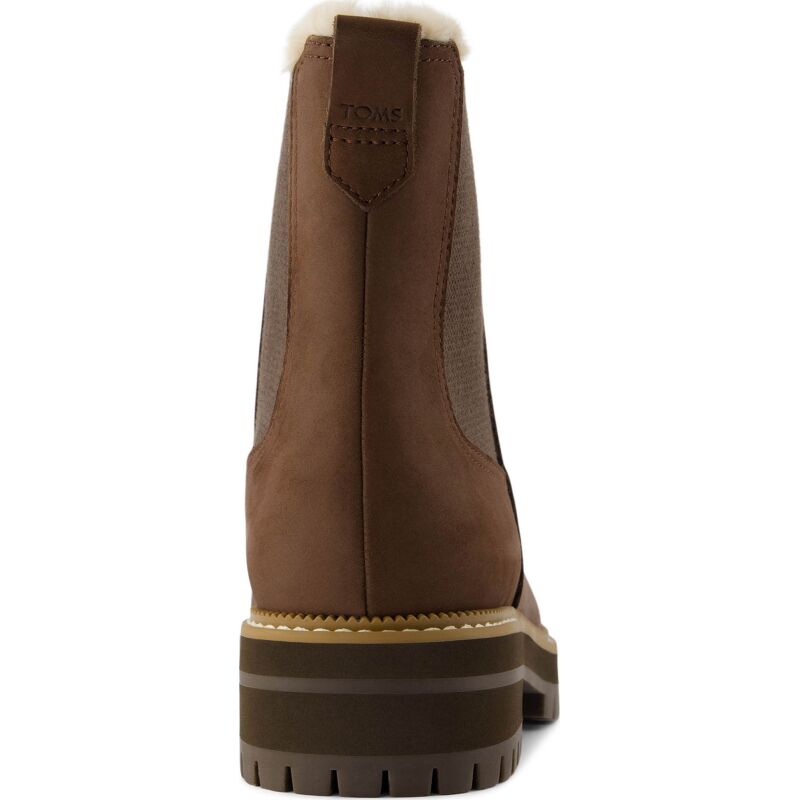 TOMS NUBUK/FAUX WOMEN'S BENNET BOOT 10021285 Dark Brown