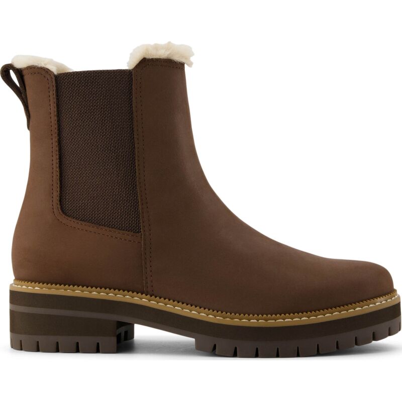 TOMS NUBUK/FAUX WOMEN'S BENNET BOOT 10021285 Dark Brown