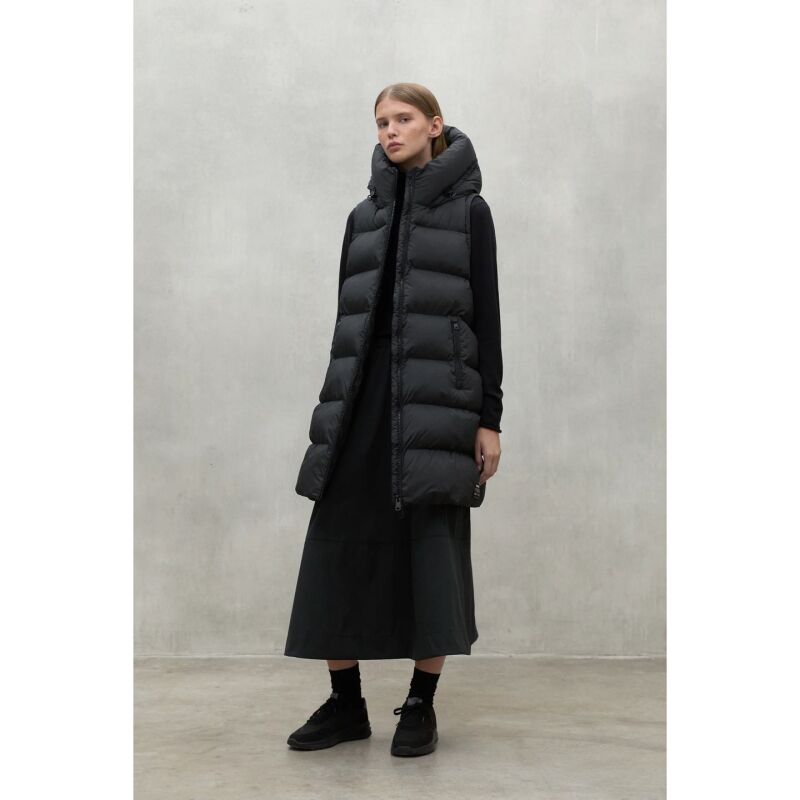 ECOALF MANLIEALF VEST WOMAN Black