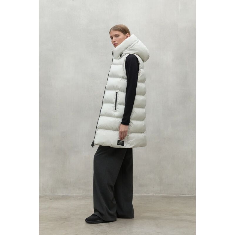 ECOALF MANLIEALF VEST WOMAN Ash