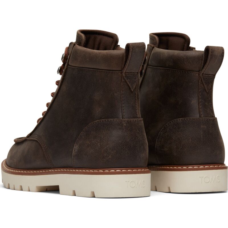 TOMS WR LEATHER MEN'S BOOT 10020296 Dark Brown