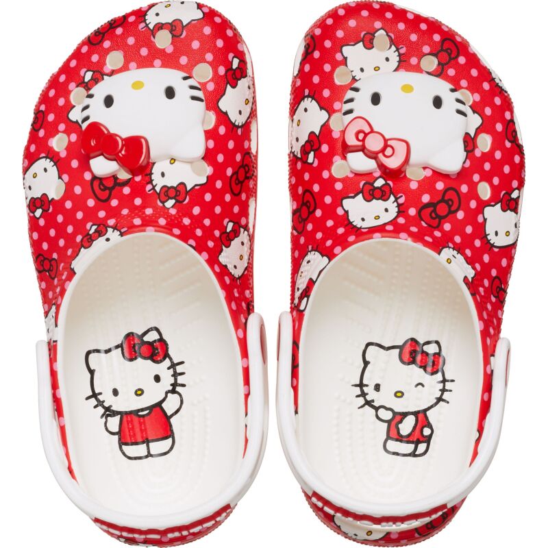 Crocs™ Hello Kitty Red Classic Clog Kid's Multi