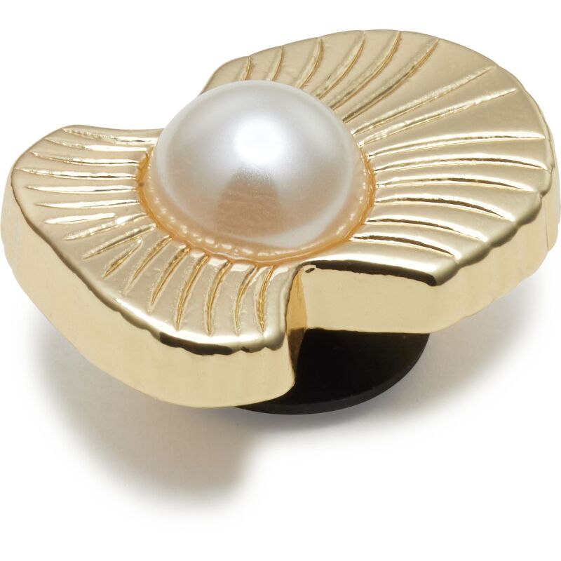 Crocs™ Jibbitz Gold Oyster With Pearl 