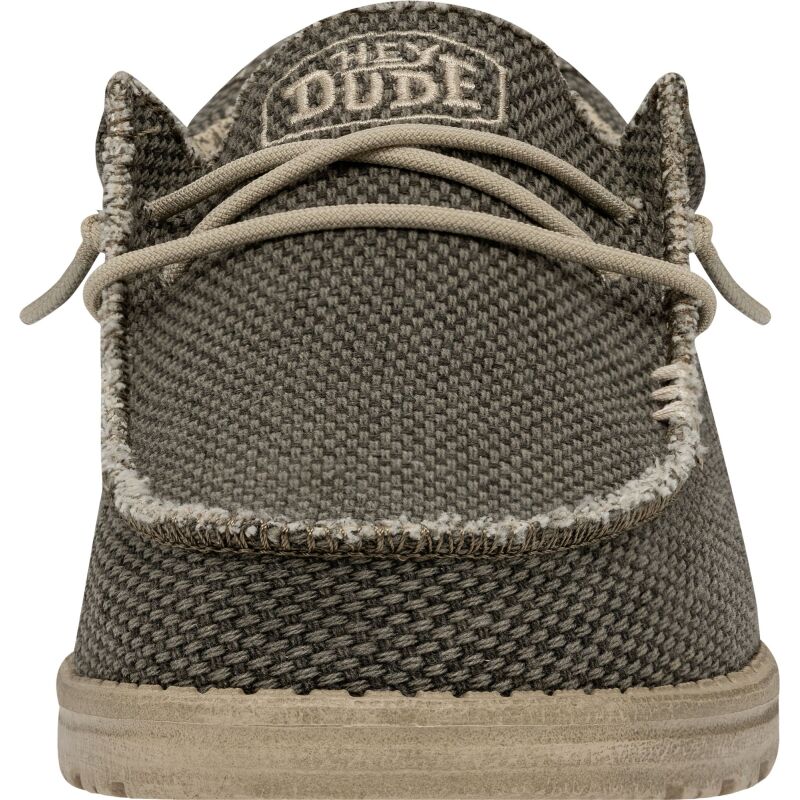 HEYDUDE Wally Braided Men's Army