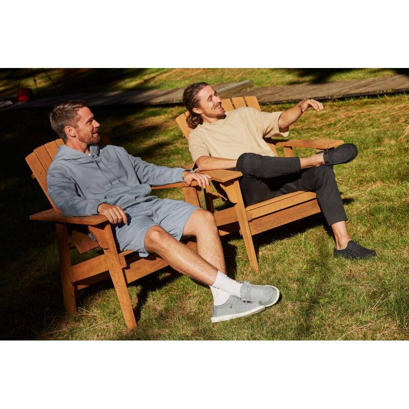 HEYDUDE Wally Stretch Canvas Men 40700 Black/Black