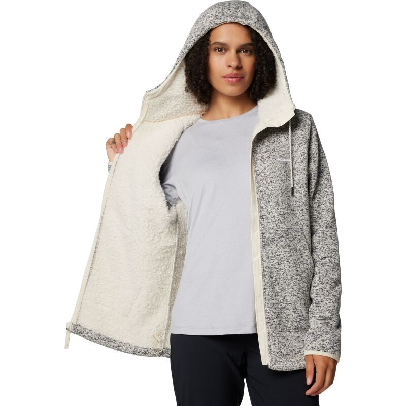 Columbia Sweater Weather Sherpa Full Zip II Women's Chalk Heather