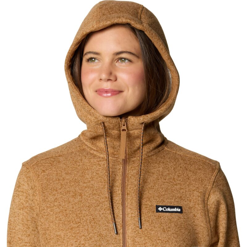 Columbia Sweater Weather Sherpa Full Zip II Women's Camel Brown Heather