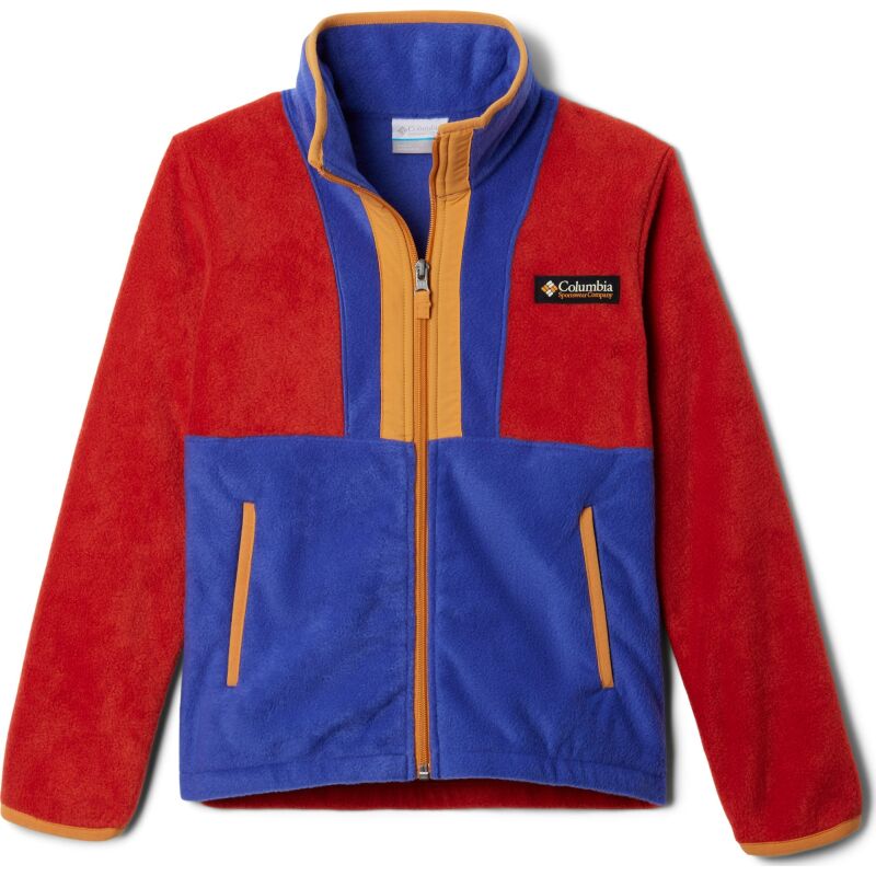 Columbia Back Bowl II Full Zip Fleece Sail Red/ Clematis Blue/ Sunstone