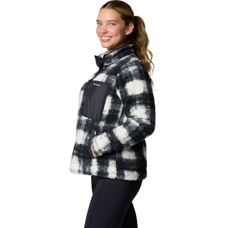 Columbia WEST BEND 1/4 ZIP II Women's Chalk Omblur Tonal