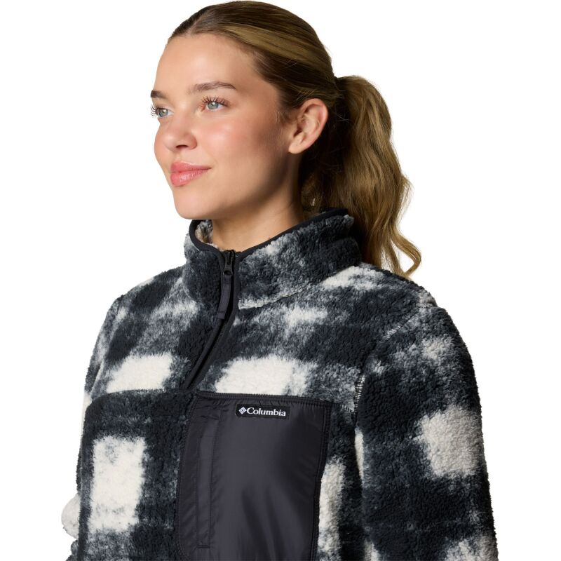 Columbia WEST BEND 1/4 ZIP II Women's Chalk Omblur Tonal