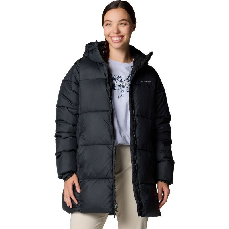Columbia Puffect Ii Mid Hooded Jacket Women's Black