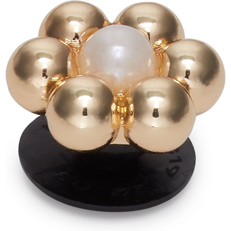 Crocs™ Jibbitz Gold And Pearl Tiny Flower 