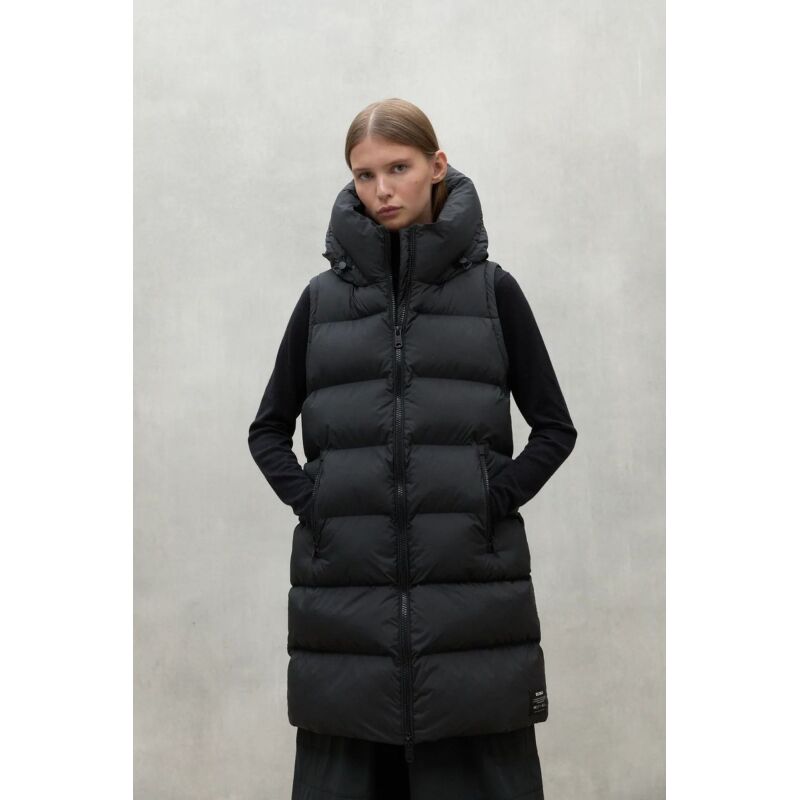 ECOALF MANLIEALF VEST WOMAN Black