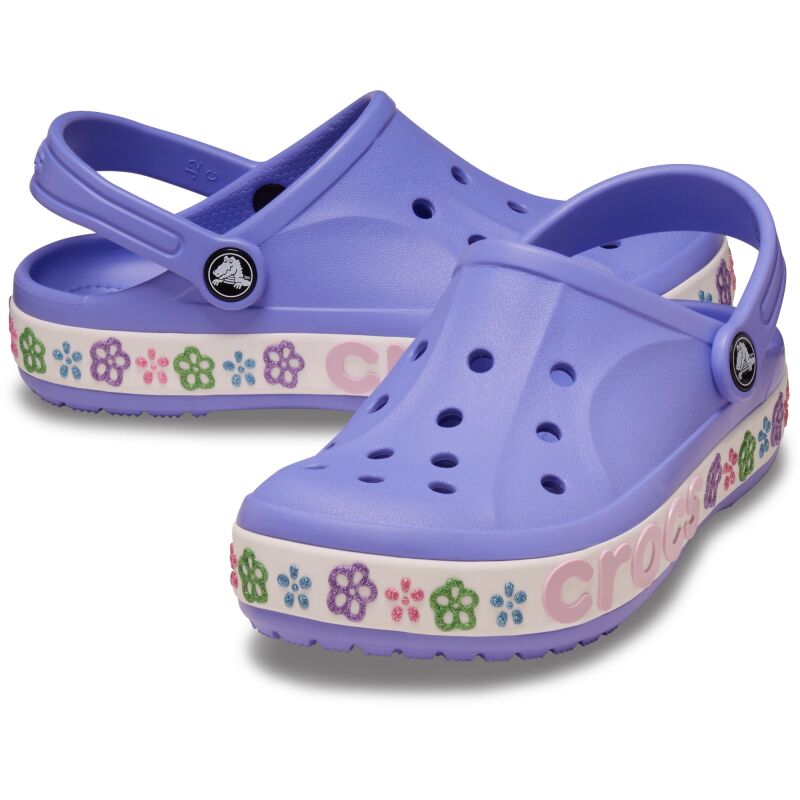 Crocs™ Bayaband Flower Band Clog Kids' Digital Violet