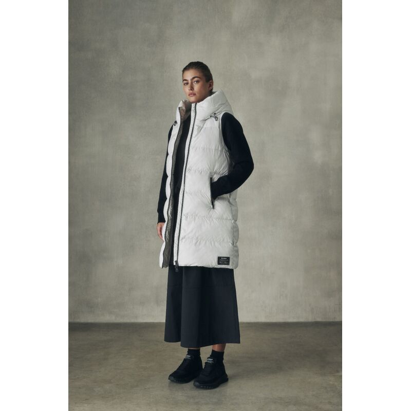 ECOALF MANLIEALF VEST WOMAN Ash