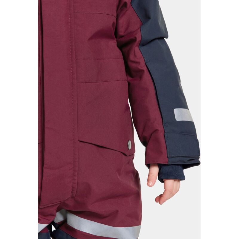 Didriksons Bjarven Kids Cover 3 Rusty Wine