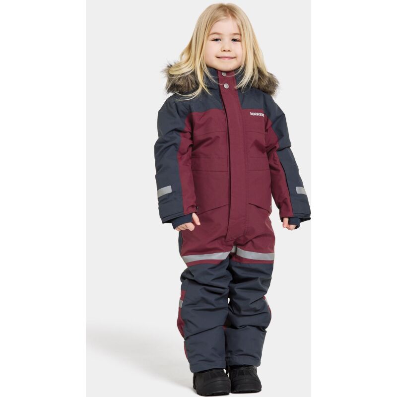 Didriksons Bjarven Kids Cover 3 Rusty Wine