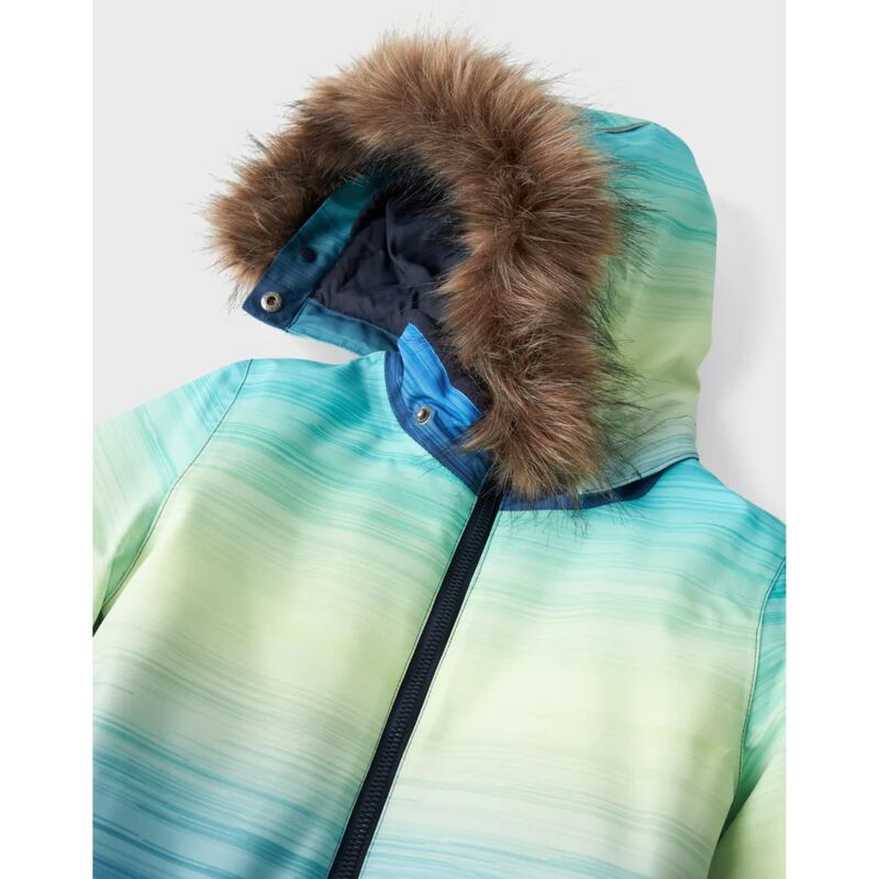 Name It Snow10 Suit Line Aop Fo Dark Denim