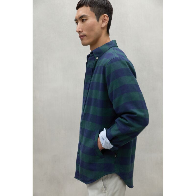 ECOALF Gastonalf Shirt Man Woodland Green/ Deep Navy