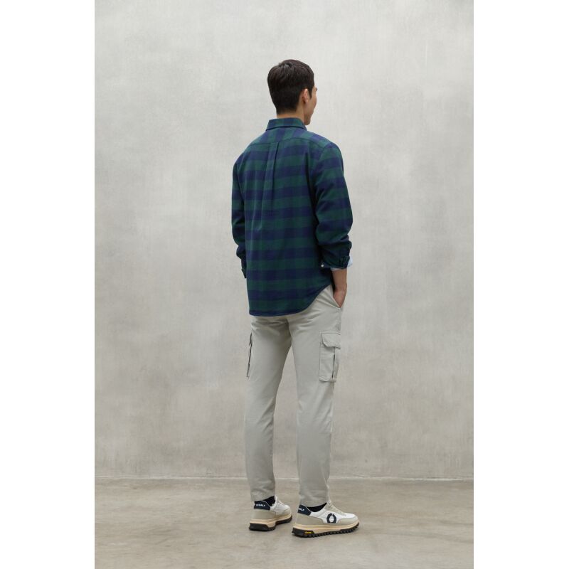 ECOALF Gastonalf Shirt Man Woodland Green/ Deep Navy