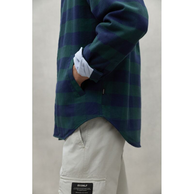 ECOALF Gastonalf Shirt Man Woodland Green/ Deep Navy