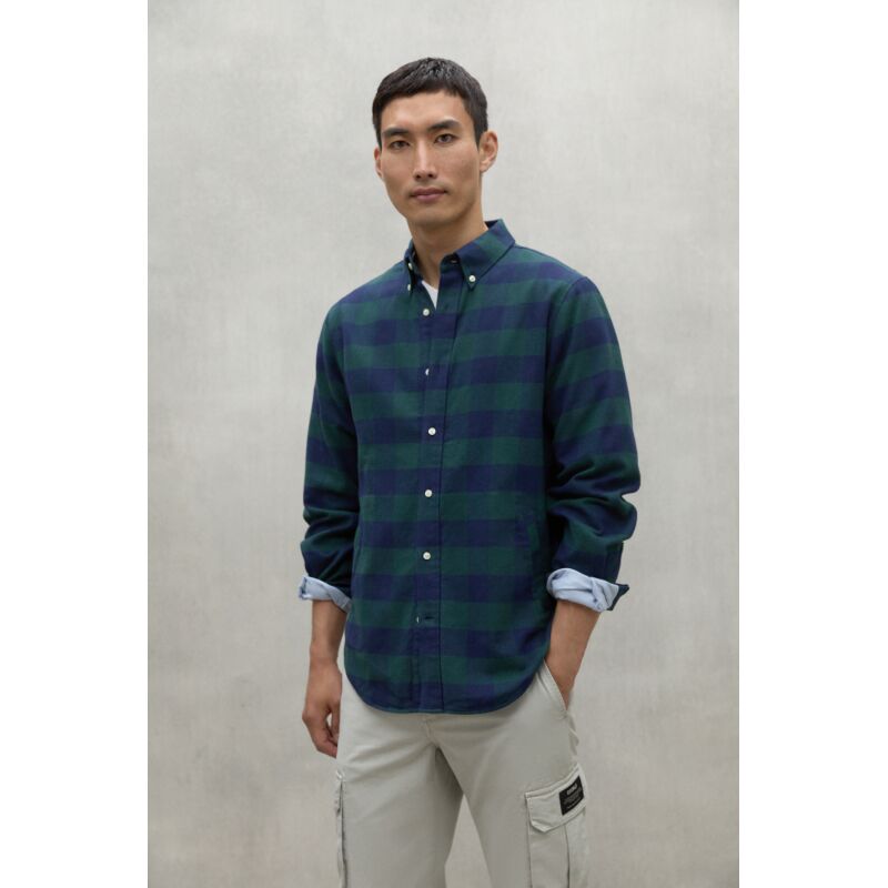 ECOALF Gastonalf Shirt Man Woodland Green/ Deep Navy