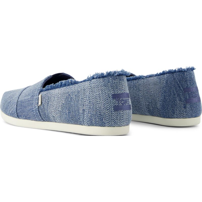 TOMS DARK SKY TEXTURED DENIM/FRAY 10021887 Blue
