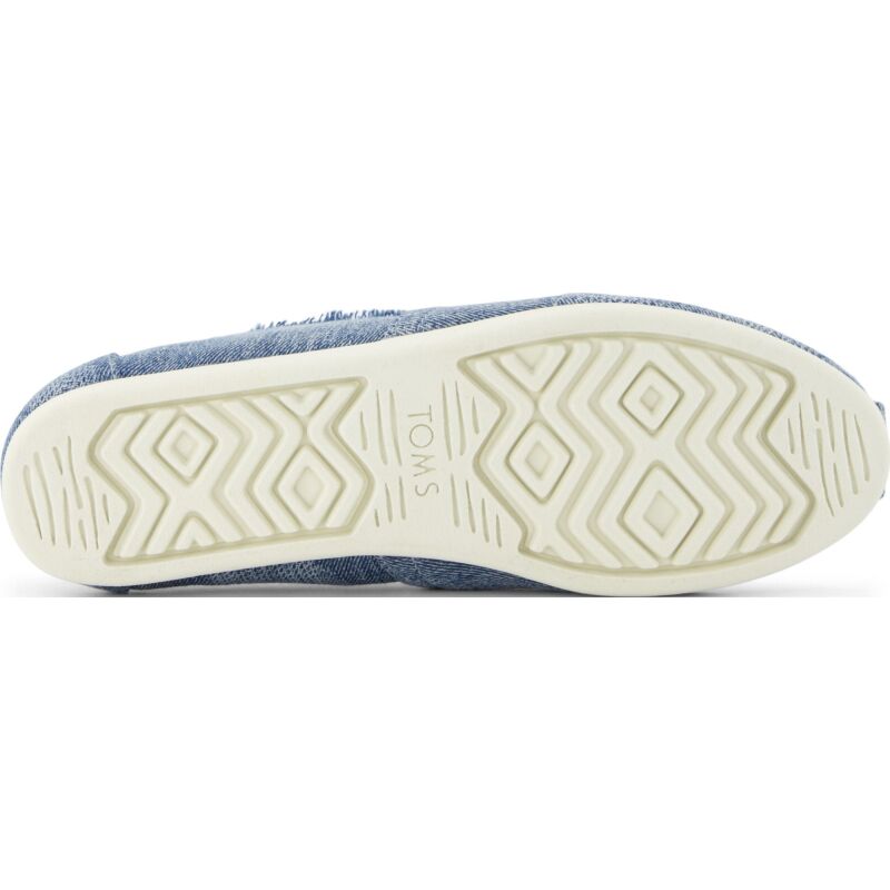TOMS DARK SKY TEXTURED DENIM/FRAY 10021887 Blue