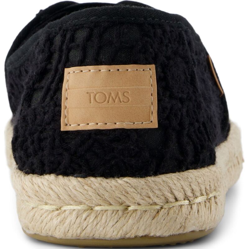 TOMS BLACK CROCHET LACE 10021938 Black
