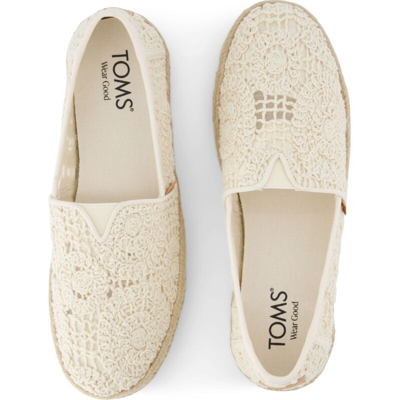 TOMS NATURAL CROCHET LACE 10021941 Natural