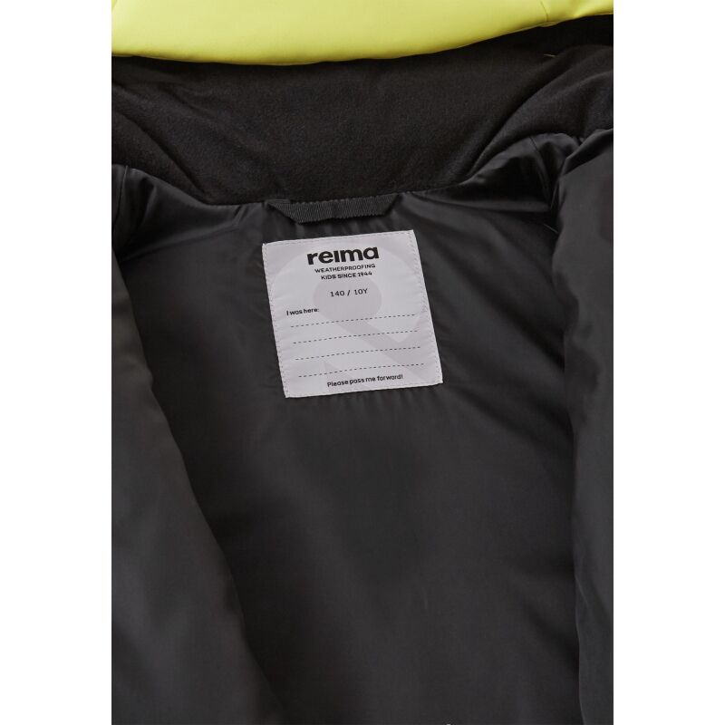 REIMA ReimaTec Waterproof Down Ski Jacket Ranua 5100402A Yellow