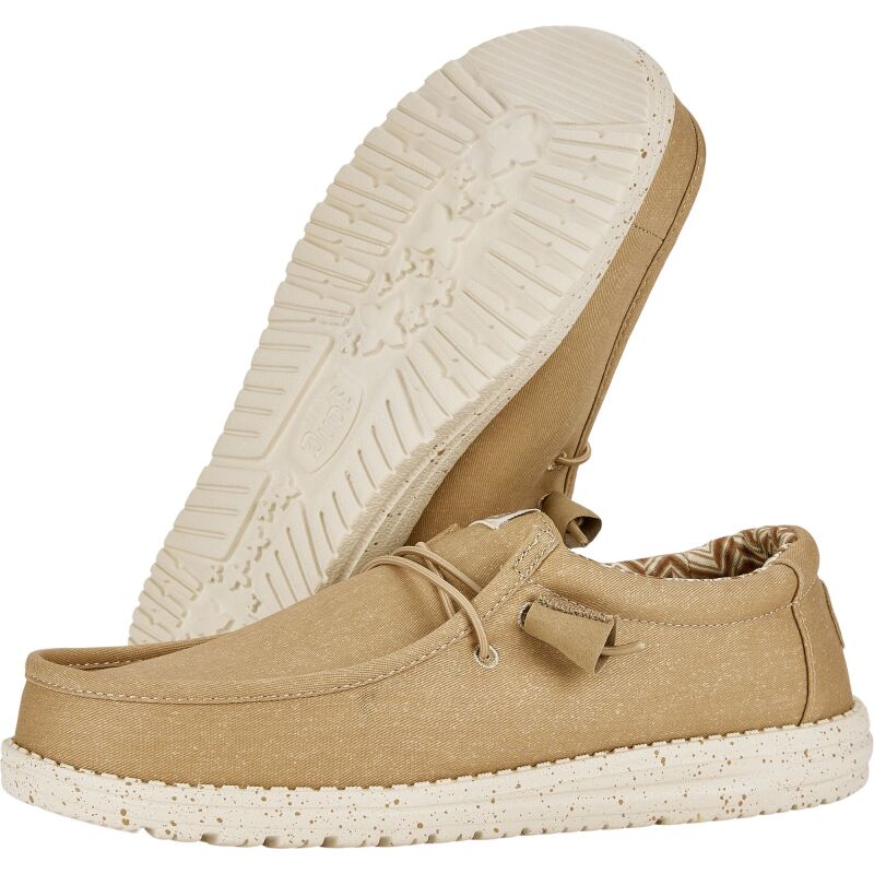 HEYDUDE Wally Stretch Canvas Men 40700 Tan