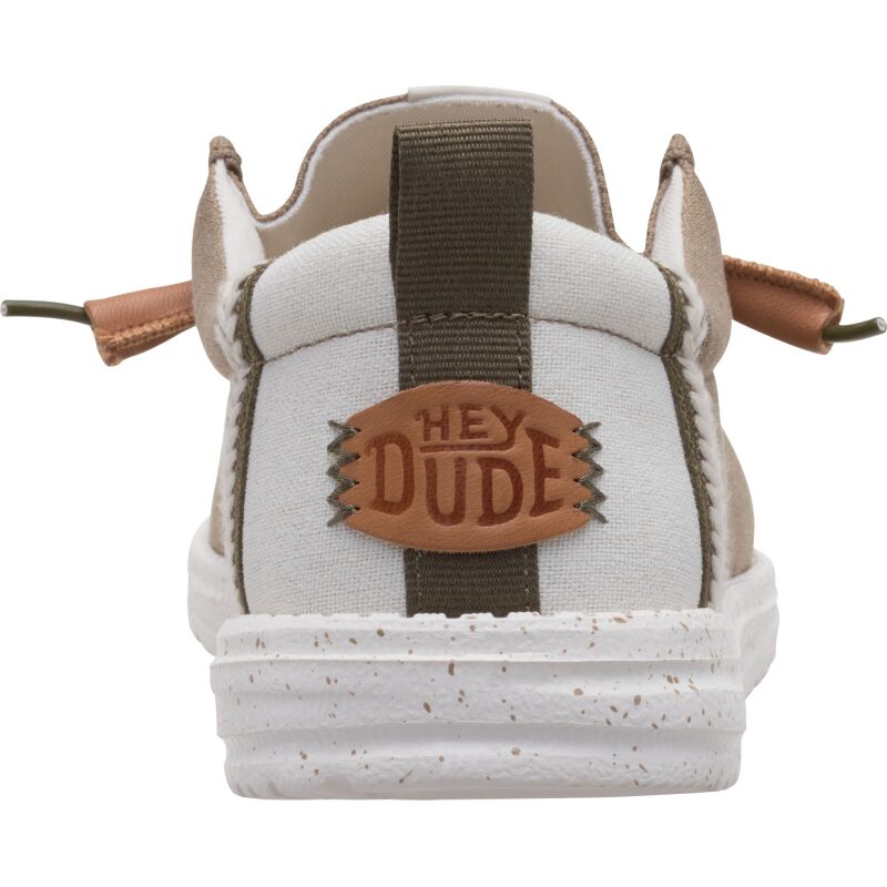 HEYDUDE Wally Summer Linen Men's Timber/Silver Birch