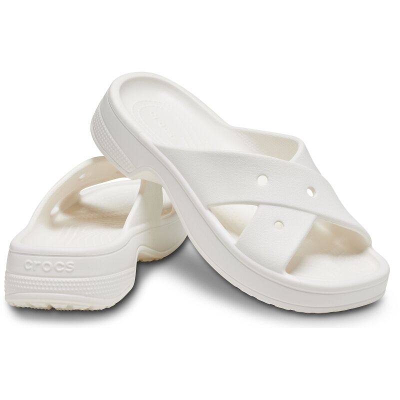 Crocs™ Womens Cross Strap Chalk